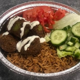 Falafel Over Rice